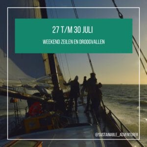 Weekend zeilen en droogvallen van 27 t/m 30 juli