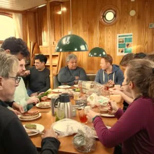 Halfpension aan boord tijdens het weekend Zeilen en Droogvallen